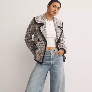 BNWT Avec Les Filles Tweed Jacket (Anthropologie) Size L